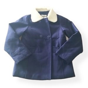 OshKosh Peacoat Sherpa & Navy Blue Size 10